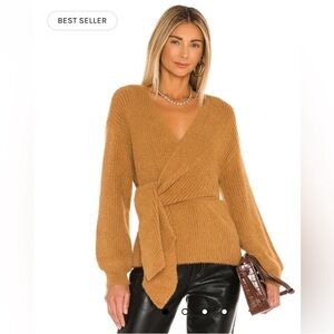 House Of Harlow 1960 × REVOLVE Khalida Wrap Sweater XS
